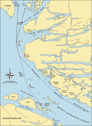 Crossing Queen Charlotte Strait